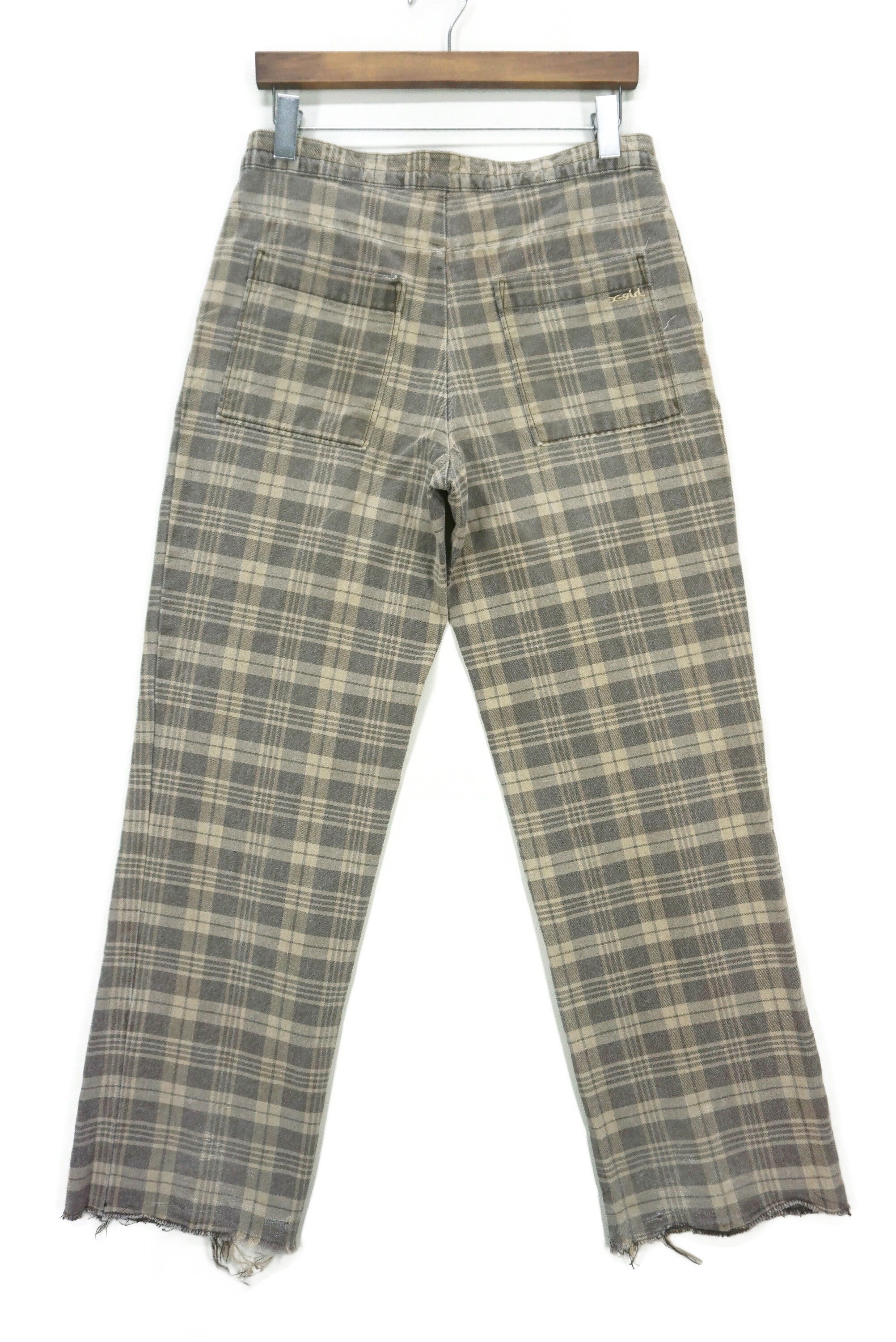 ROMANTIC CROWN★ 即発送★PLAID CHECK PANTS CHARCOAL M size ROMANTIC CROWN☆ 即発送☆PLAID CHECK PANTS CHARCOAL M size