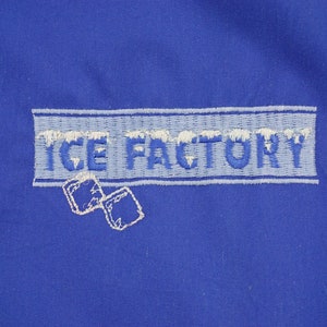 Ice Factory Jacket Mens Size L 90s Ice Factory Bomber Jacket Auburn Vintage Snap Front Coach Jacket USA Made image 4