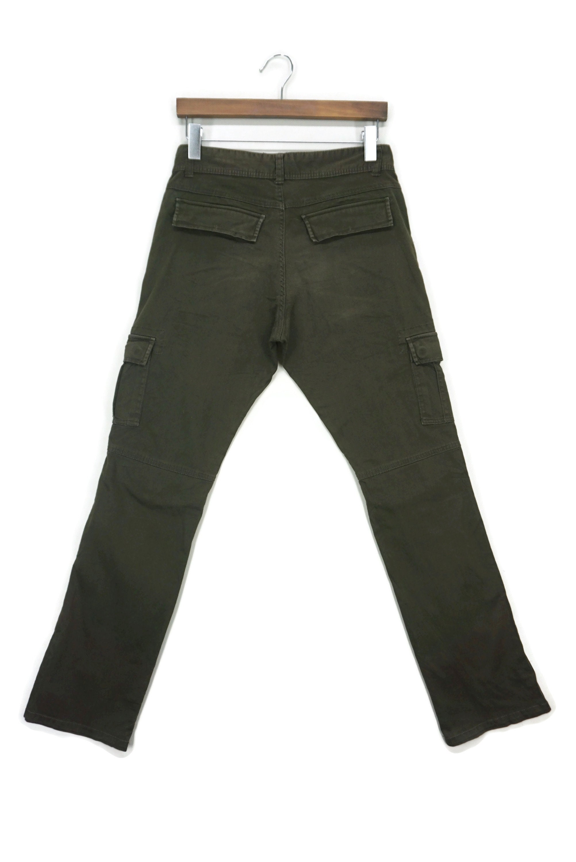パンツ semantic design 00s bondage cargo pants Size 31x33 Semantic Design Cargo Pants Black Bondage Pants