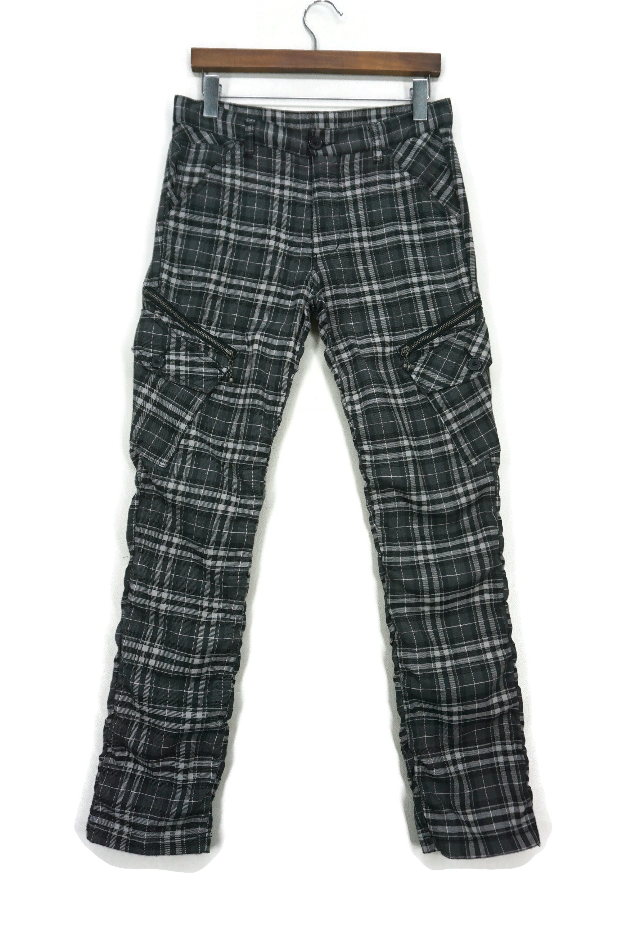 Pantaloni Divisi Stretti Per Donne Di Banned A Striscie Metá - Foto 7