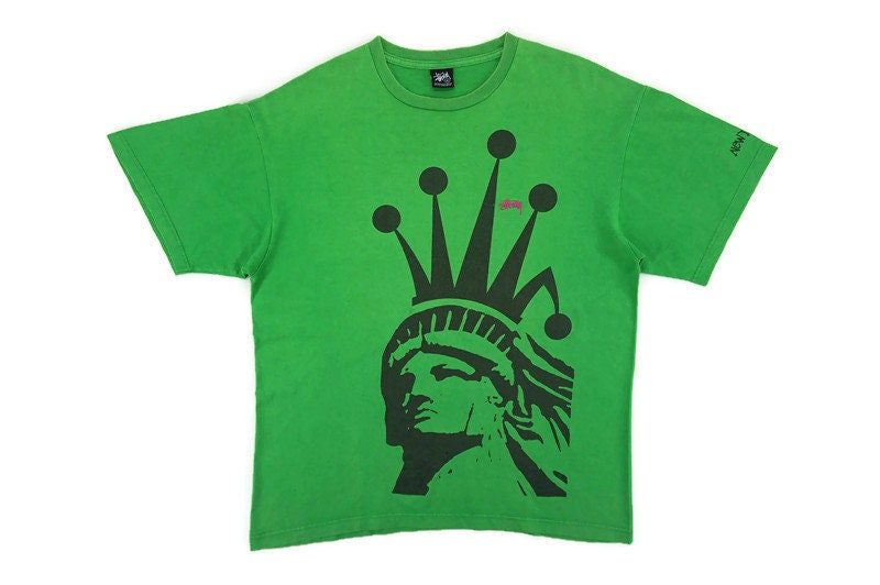 Stussy Shirt Stussy Vintage Stussy Statue of Liberty T-shirt Men's