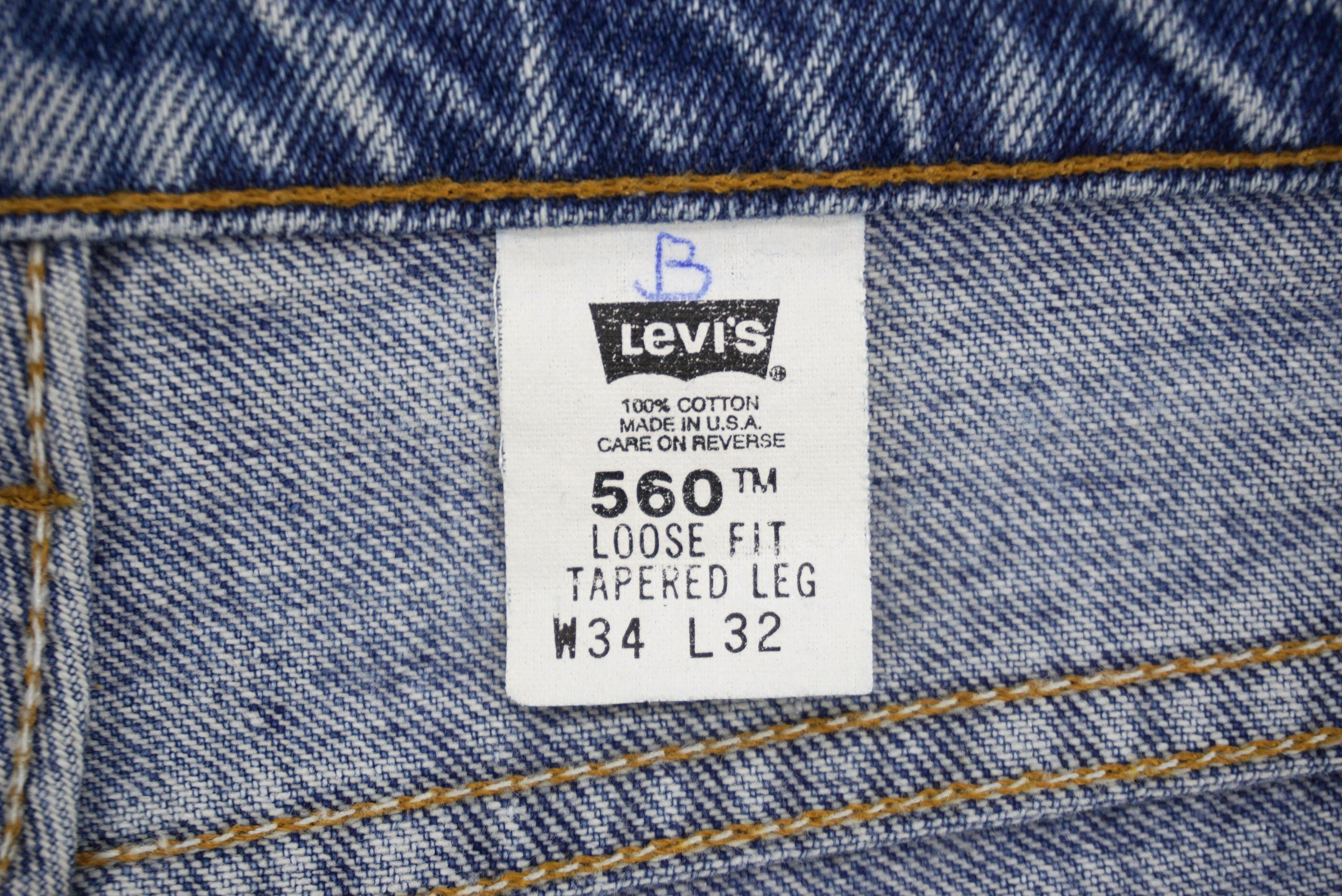Levis 560 Jeans Size 34 W33xL32.5 Vintage Levis 560 Loose Fit | Etsy