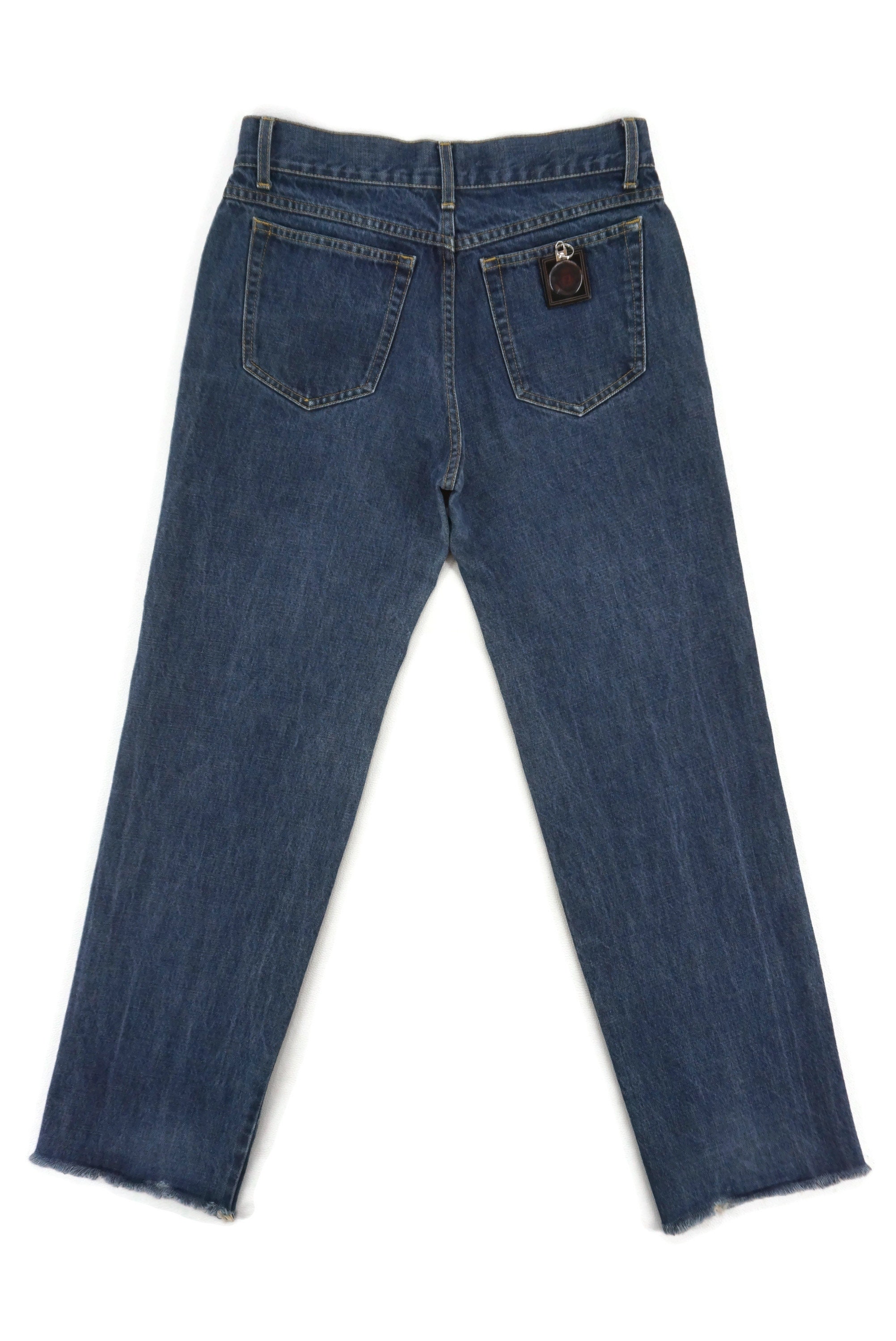 【関税＆送料込み】Fendi Ff Chambray Denim Trousers Clothin Fendi Ff chambray cotton jeans | The Fashion Square