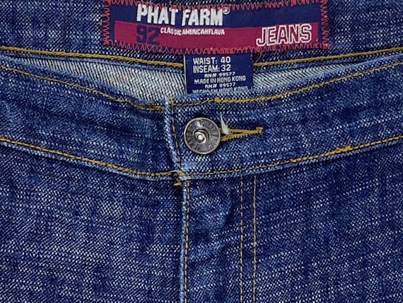 【ギフト】 Phat Farm Jeans Size 34 W34xl32 Phat Farm Baggy Denim Jeans ジャケット・アウター
