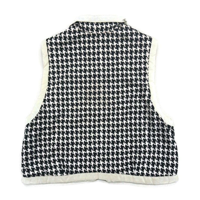 Ellesse Jacket Womens Size L Mens Size S Ellesse Reversible Jacket Ellesse Bear Houndstooth Vest Jacket