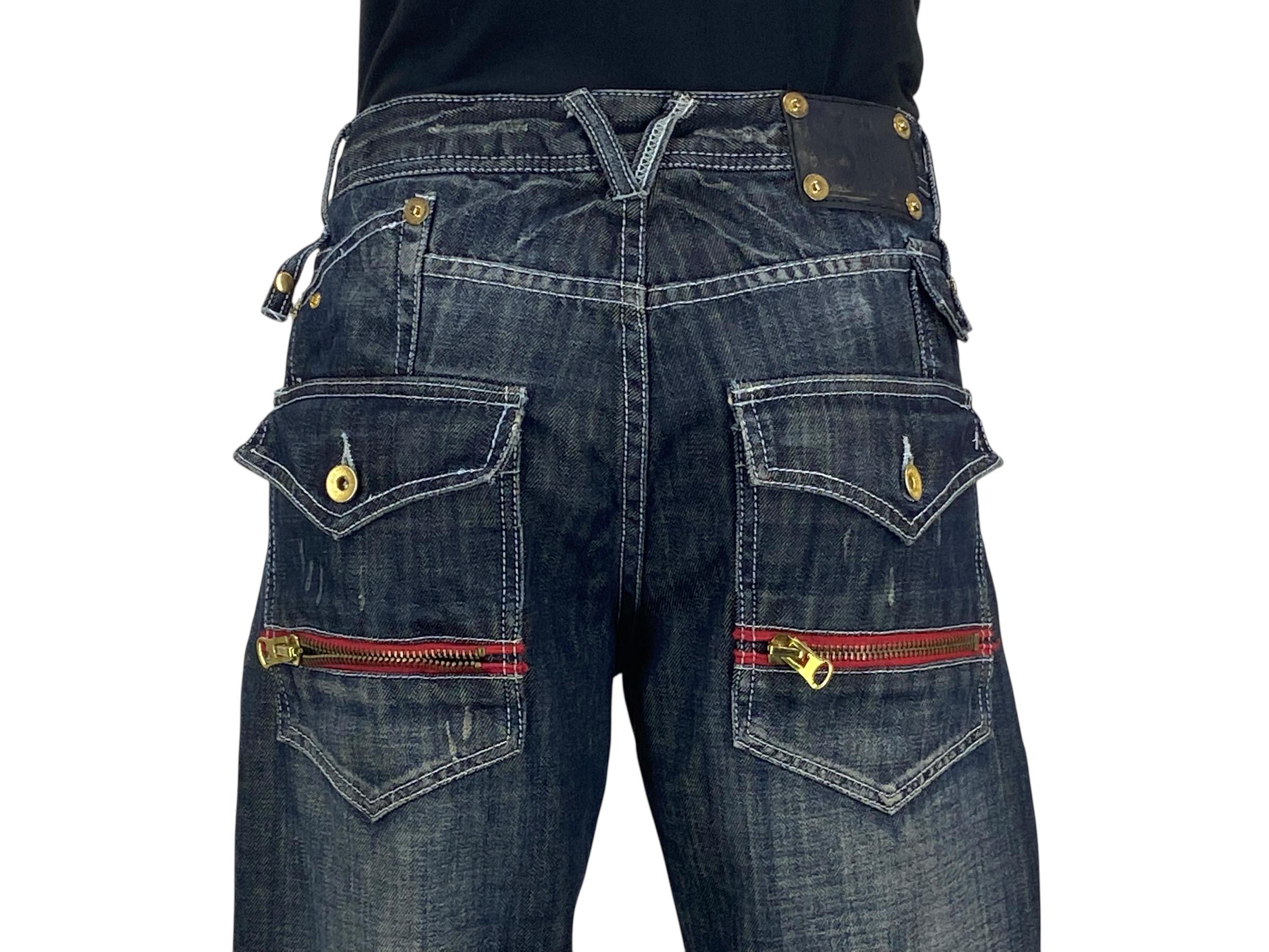 Semantic Design Flare Jeans | Y2K Japanese Denim, W30 - Etsy