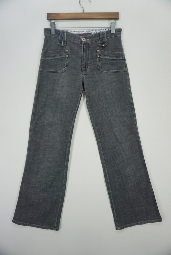 Sasson OO-LA-LA Bootcut Jeans, Gray Denim (W30xL31)