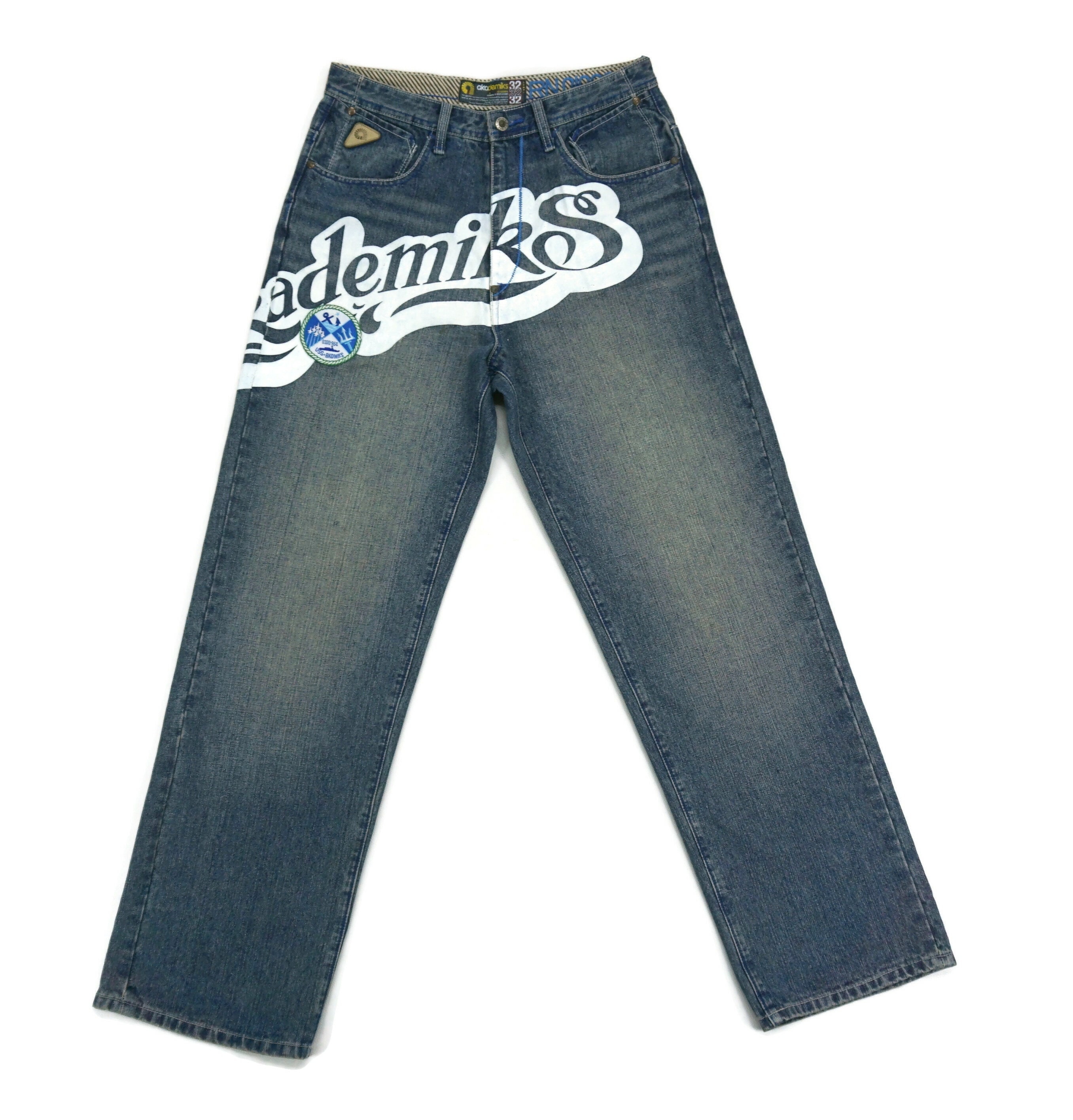 Akademiks Denim Size 32 W32xl33 Vintage Akademiks Baggy Jeans