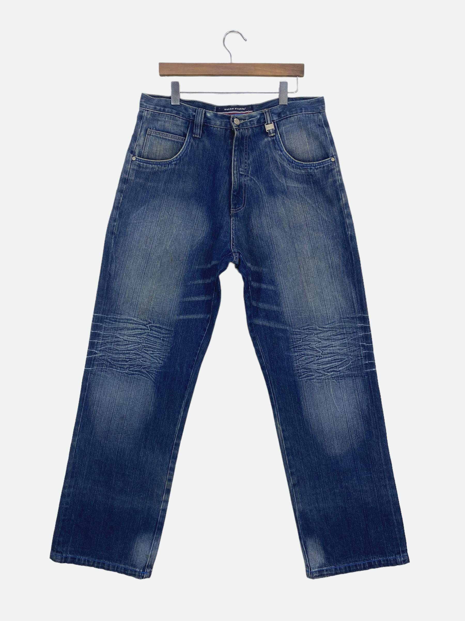 Phat Farm Jeans Size W36xl33 Phat Farm Baggy Denim Jeans