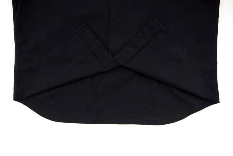 Agnes b Shirt Size 40 Mens Size ML Agnes b Button Down Shirt Agnes b Designer Plain Black Shirt Avant Garde Made in France