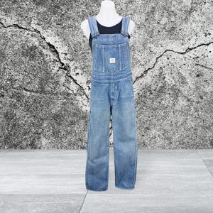 Edwin Overalls Size 29 W29xL30 Vintage Edwin Carpenter Bib Overalls Edwin Vintage Hip Hop Skateboards Workwear Overalls