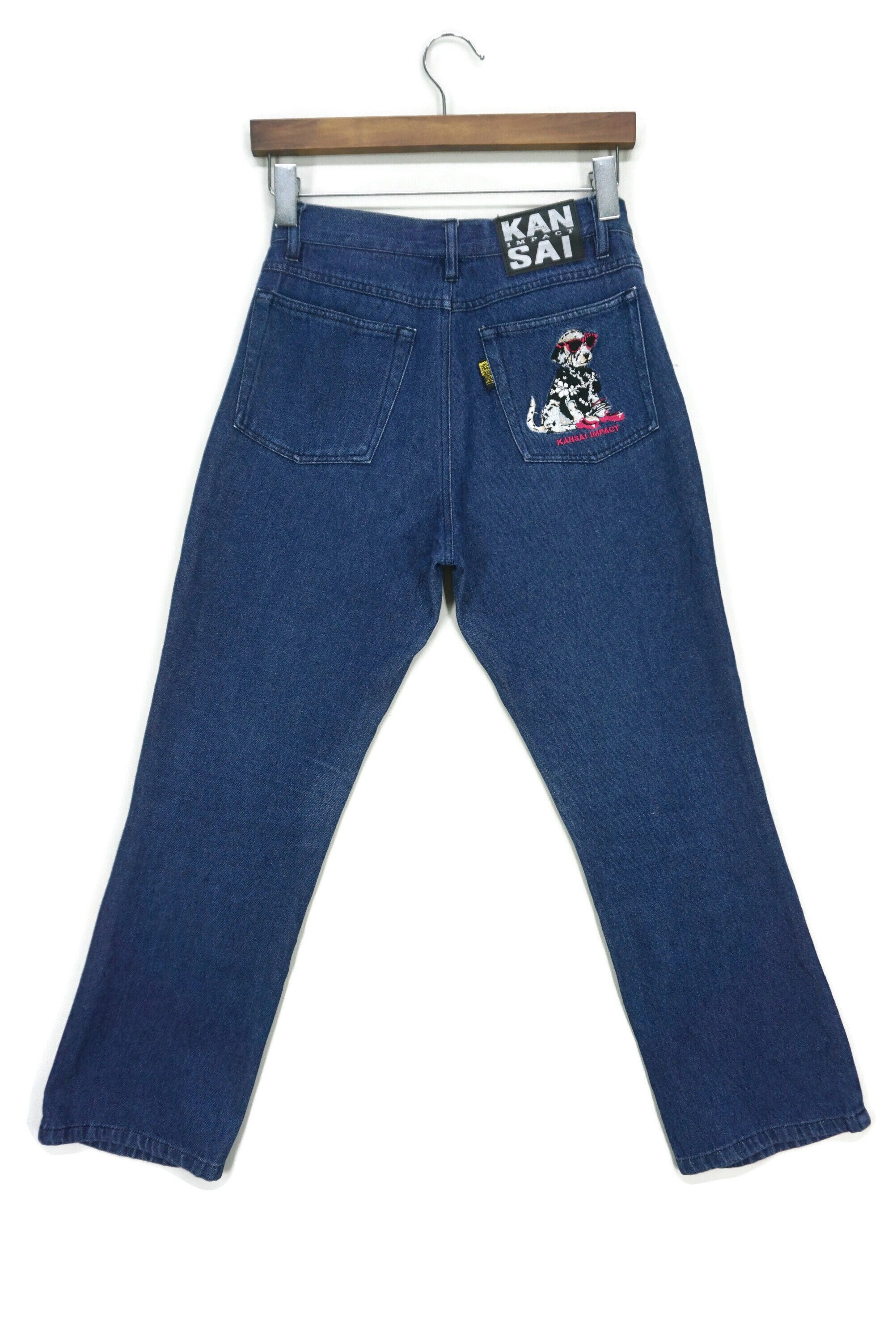 ★送料・関税込★Kashiko★Embroidered Washing Denim Pants★ Kashiko】送料/関税込 Embroidered Washing Denim Pants