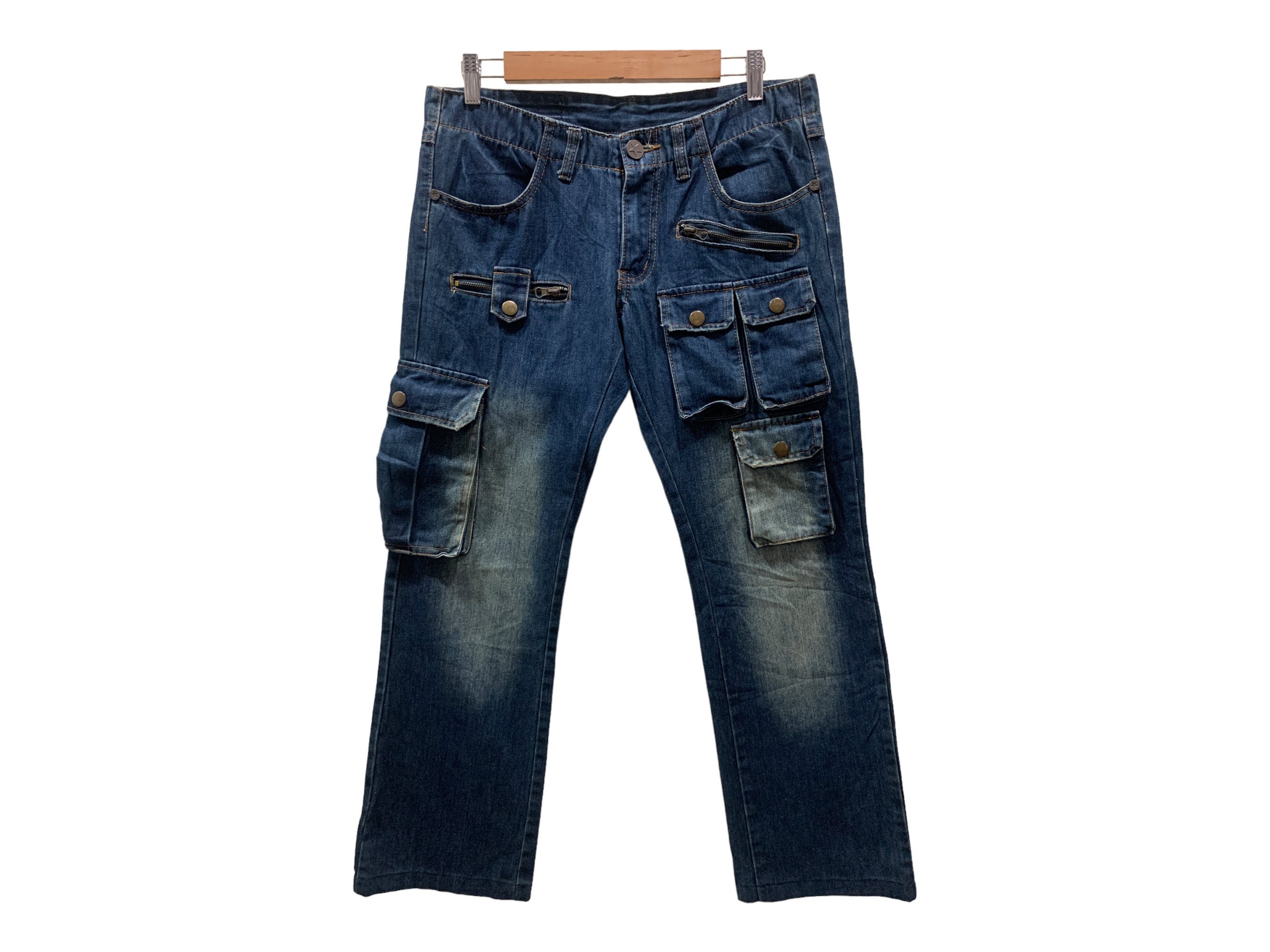 Joism Cargo Jeans Size M W32xl28 Joism Military Cargo Denim