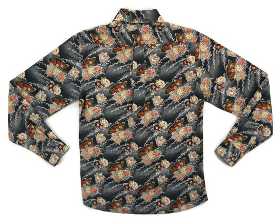 Chemise florale japonaise Taille homme XS R Shock Tokyo Japon