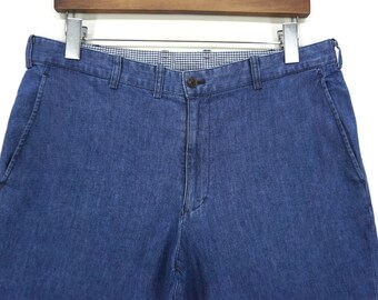 【新品】Papasボトムス綿麻 D0451FP 016 PAPAS Jeans Size 50 W33xl28.5 Papas Casual Denim Jeans Papas