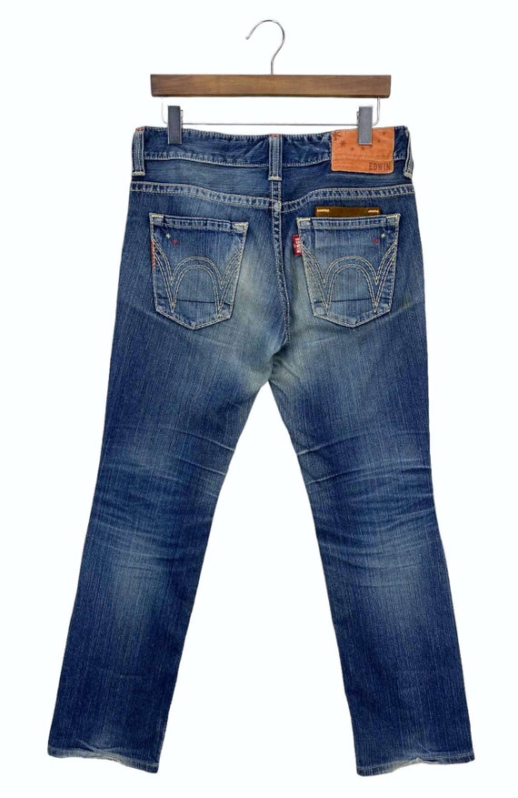 Edwin Denim Jeans, Distressed Japan Made (w34xl29) - Etsy