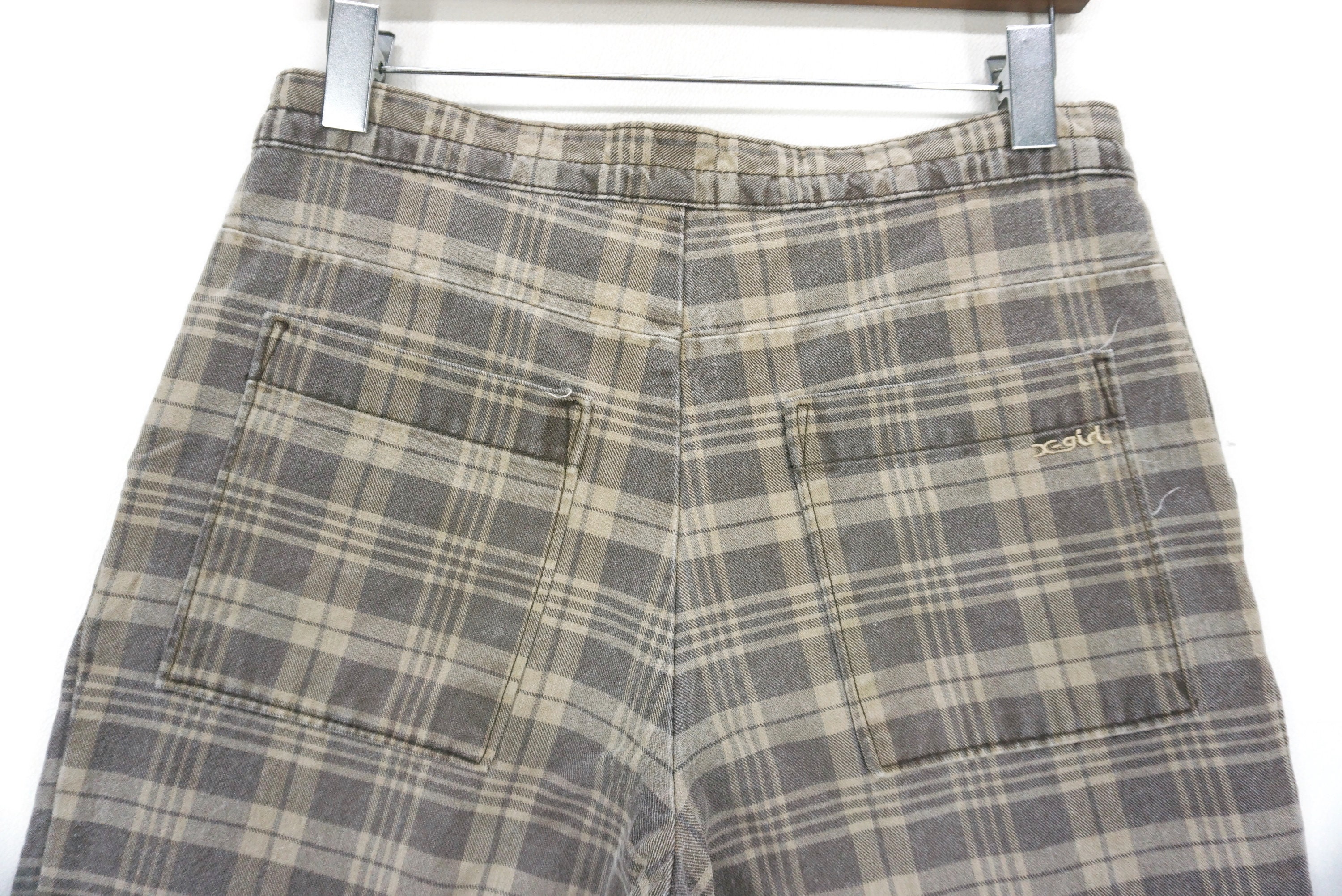 パンツ ROCKCAKE Lettering Hide Pants 5BSH078 ◇ROCKCAKE◇ Lettering Hide Pants White