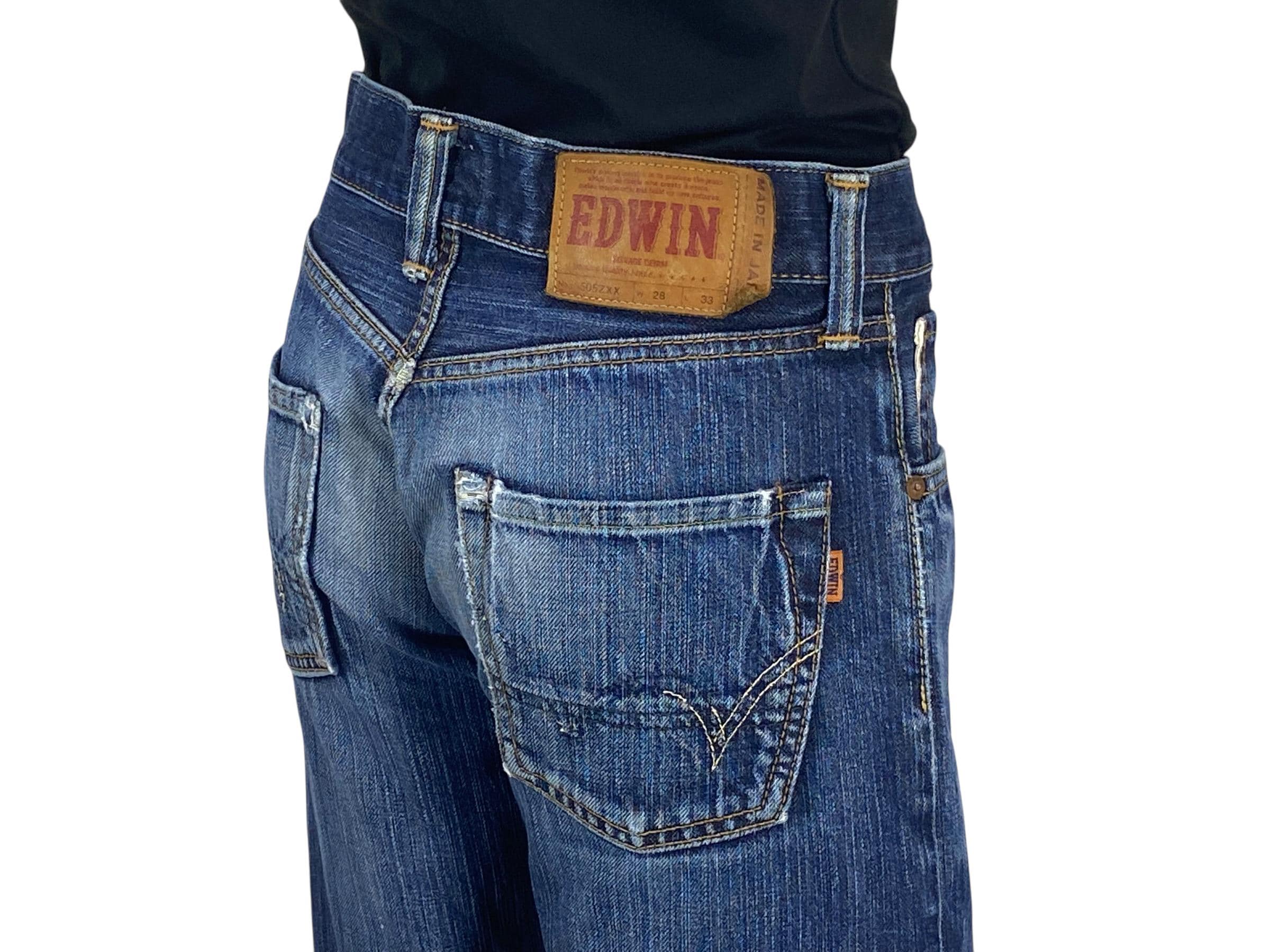 Edwin 505ZXX Selvedge Denim Jeans - Japan Made - W28 L30 - Etsy