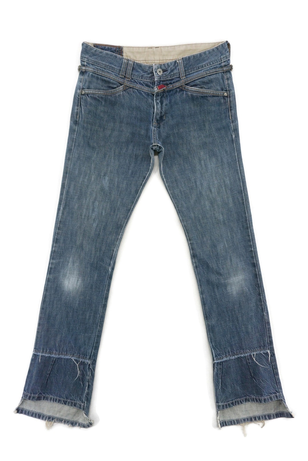 Bootcut Jeans Size L W32xl33 Marithe Francois Girbaud MFG Pants