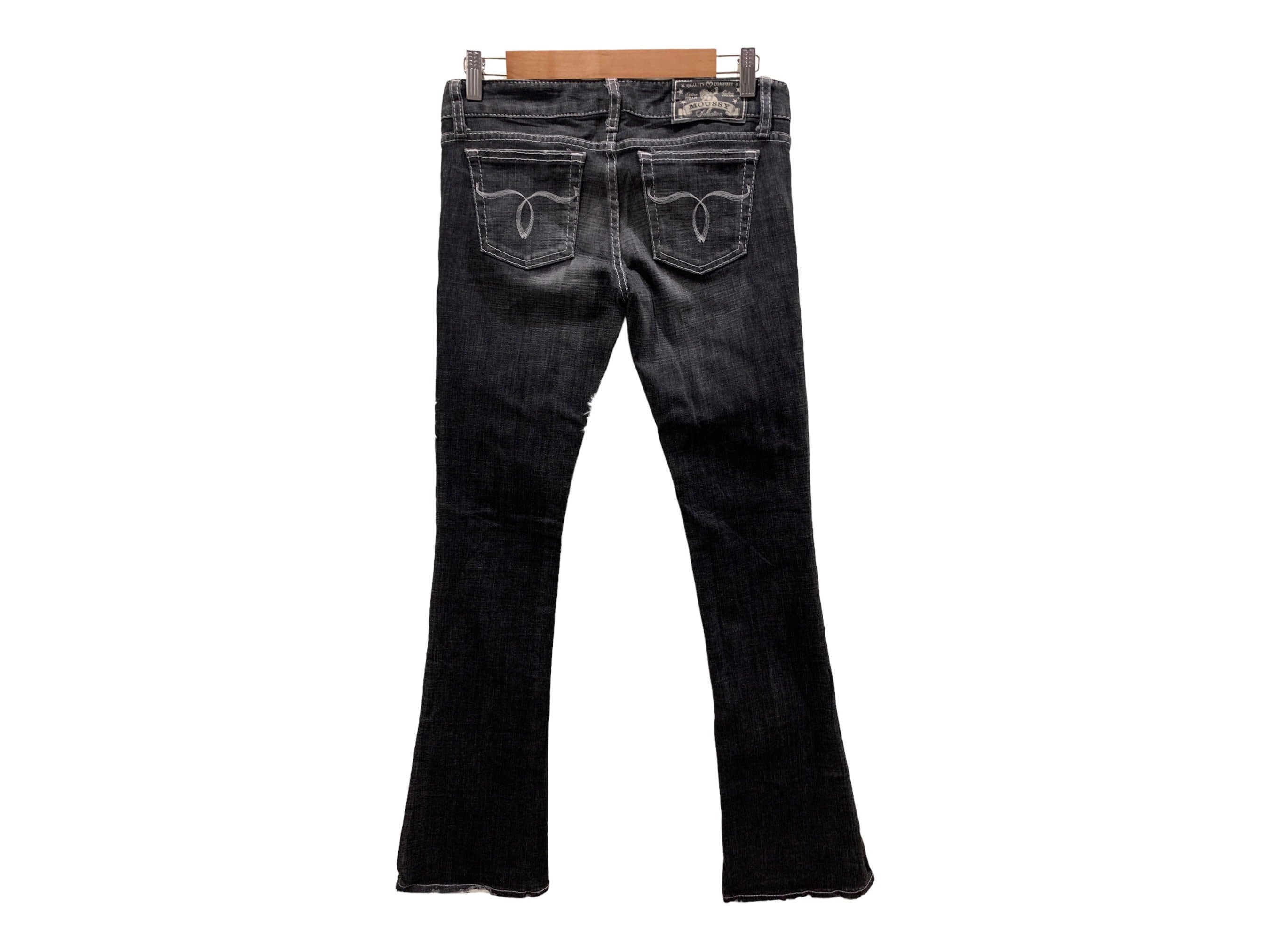 Moussy Vintage Jeans Tamano 25 W25xL32 Moussy Bootcut Jeans Pantalones Flare Etsy Mexico