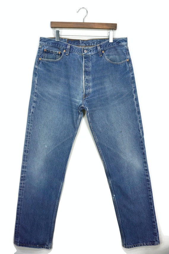 Levis 501 Jeans Size 37 W37xL33.5 Levis Jeans Lev… - image 1
