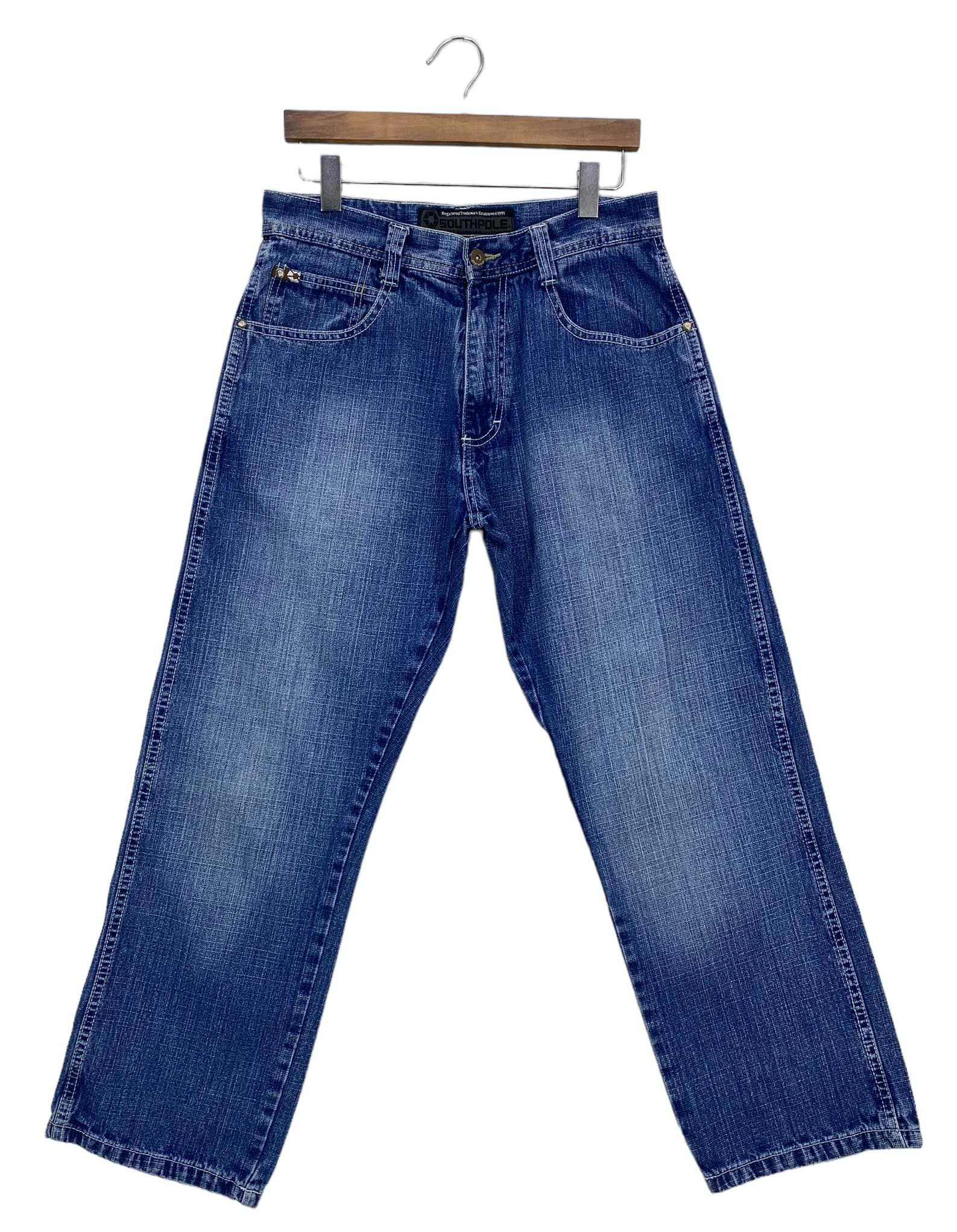 Southpole Jeans Size W32xl28.5 Vintage Southpole Baggy Denim 