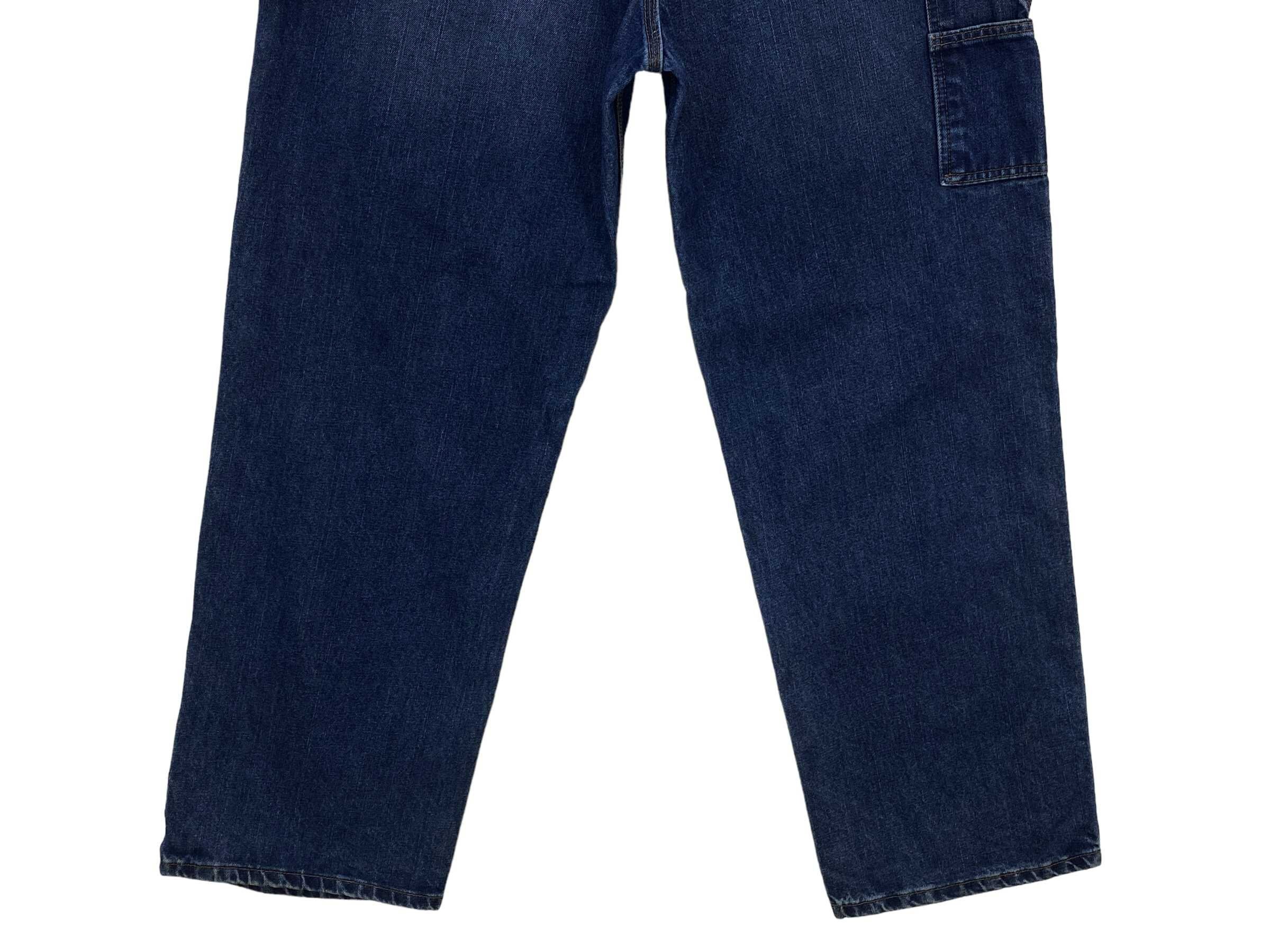 【WONDER WONDER】Kelty Back Pocket Point Raw Denim Pants Fission Carpenter Jeans Size 38 W38xw31.5 Fission Carpenter