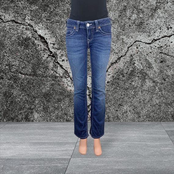 Vintage True Religion Becky Jeans, Bootcut Low Rise Denim (W27 L30