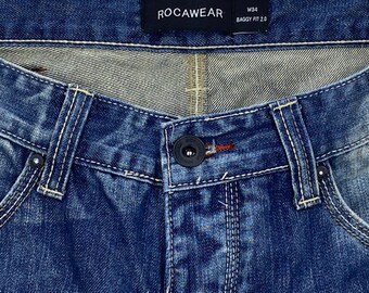 Rocawear Jay-z Baggy Size 32 W32xl31 Vintage Baggy Pants Roc