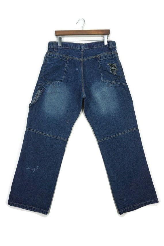 Identic Jeans Size 36 W37xL32.5 Dragon Zone by Identic Carpenter