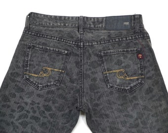 デニム・ジーパン NOT4NERD Camo Patch Work Layered Denim Pants Black PTIL123B ☆NOT4NERD☆ Camo Patch Work Layered Denim Pants Black PTIL