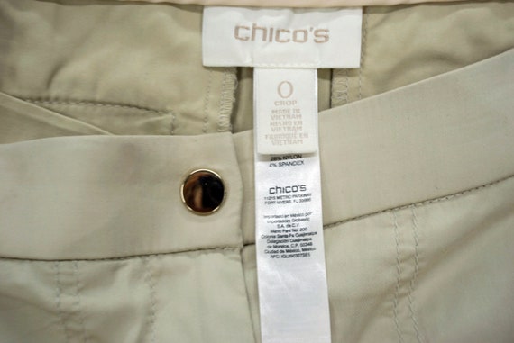 CHICO'S Pants Size 0 W33xL28 Chico's Cargo Pants … - image 9