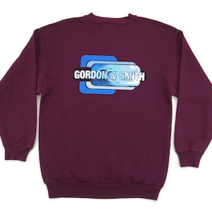Gordon and Smith Sweatshirt Mens SizeL 80s 90s Gordon and Smith Pullover Gordon and Smith Vintage Skateboards Surfboards Sweatshirt USA Made