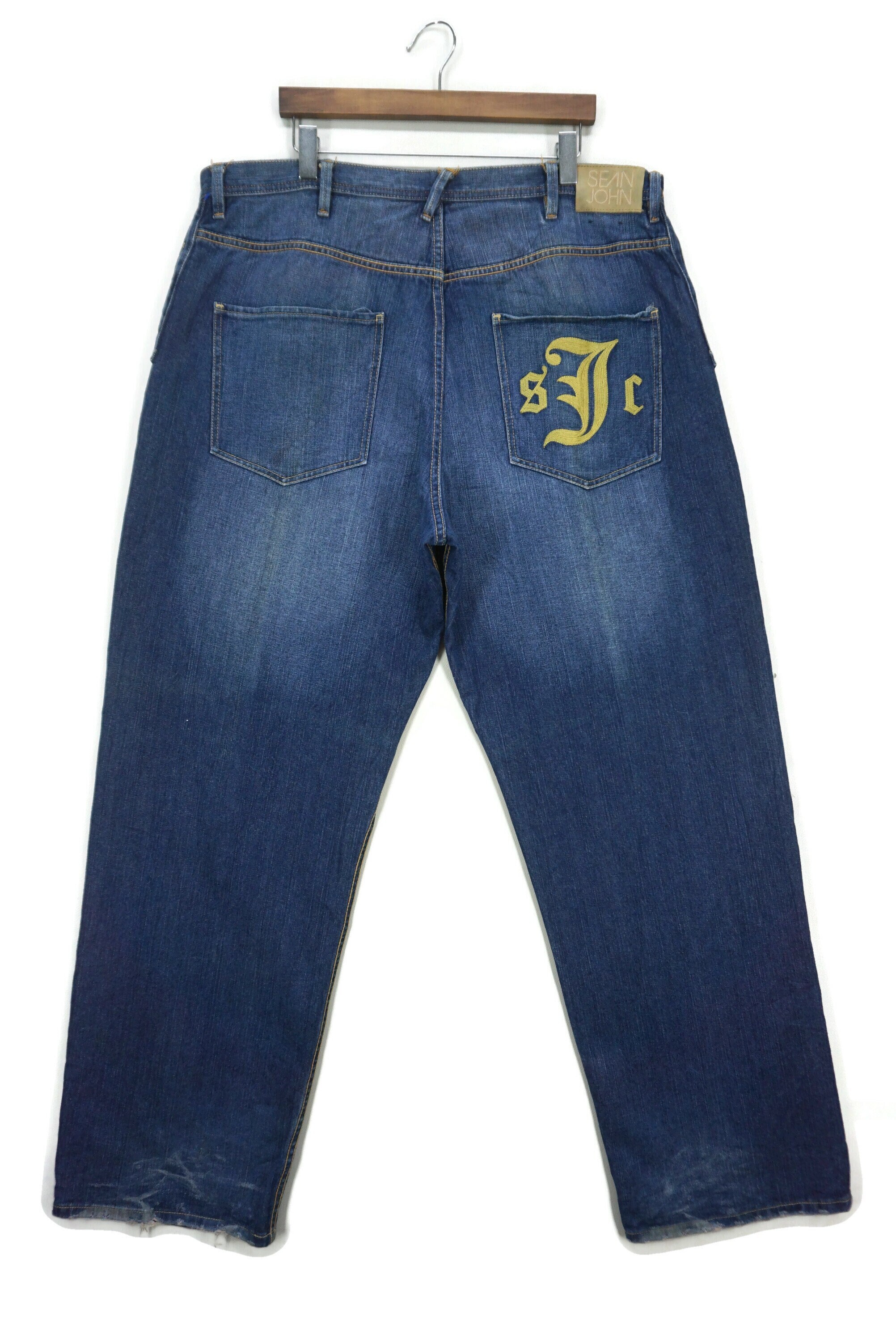 Sean John Jeans Size 40 W42xl35 Sean John Baggy Denim Jeans Sean 