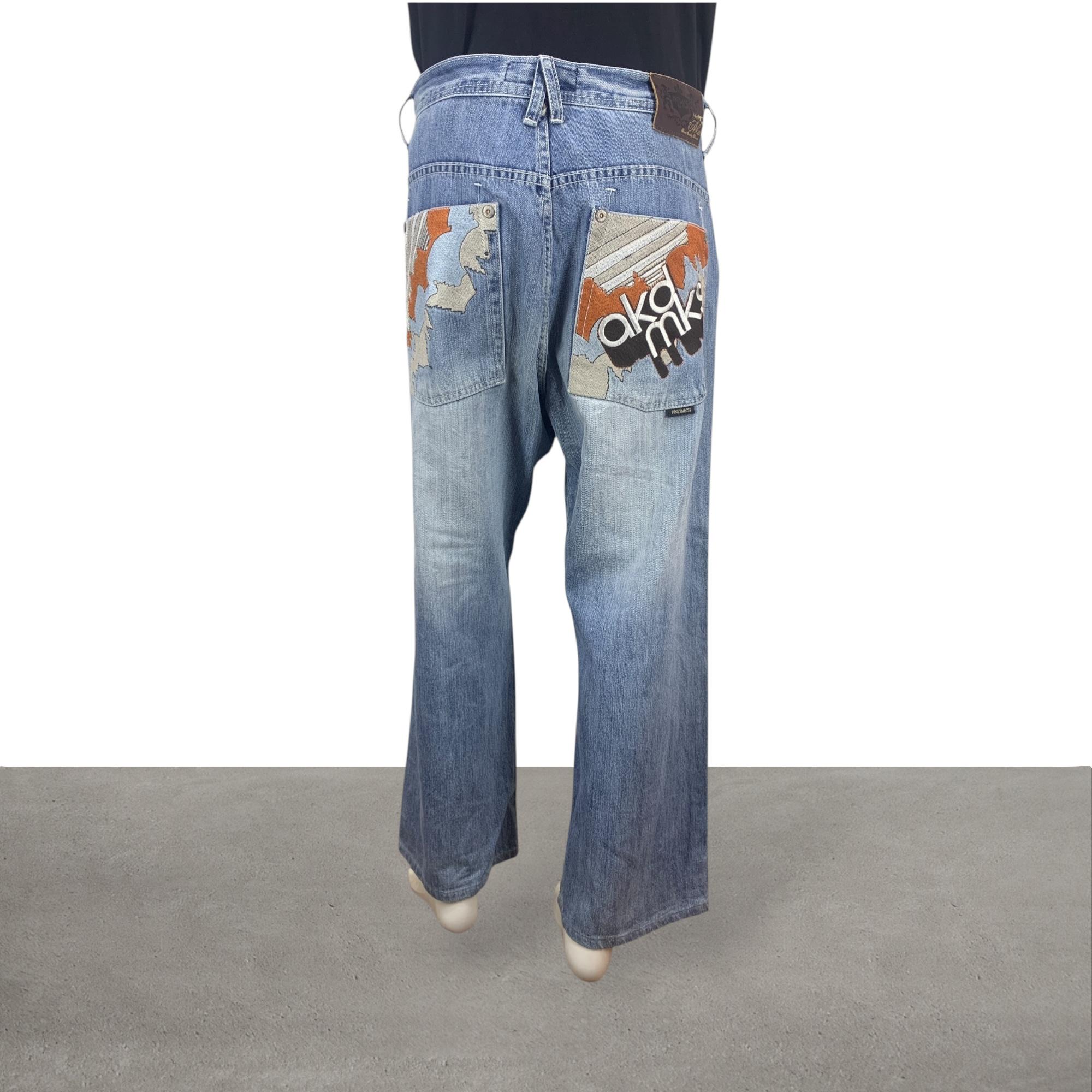 AKADEMIKS denim wide bagy archive