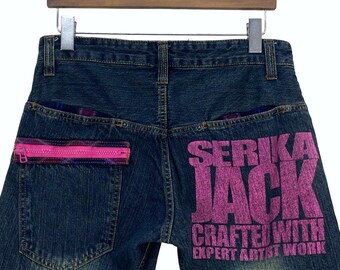 パンツ 2000's archive jack serika buggy denim Jack Serika Jeans Size M W31xl32.5 Jack Serika Straight Leg