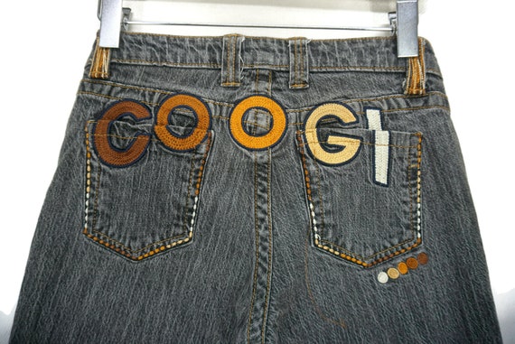 COOGI Straight Leg Embroidered Logo Embellished J… - image 8