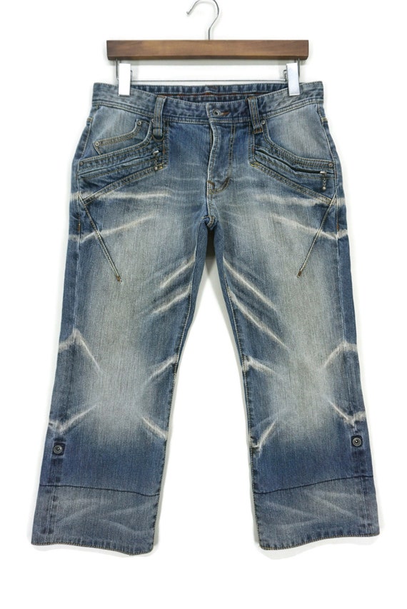 Mens capri pants jeans 2025