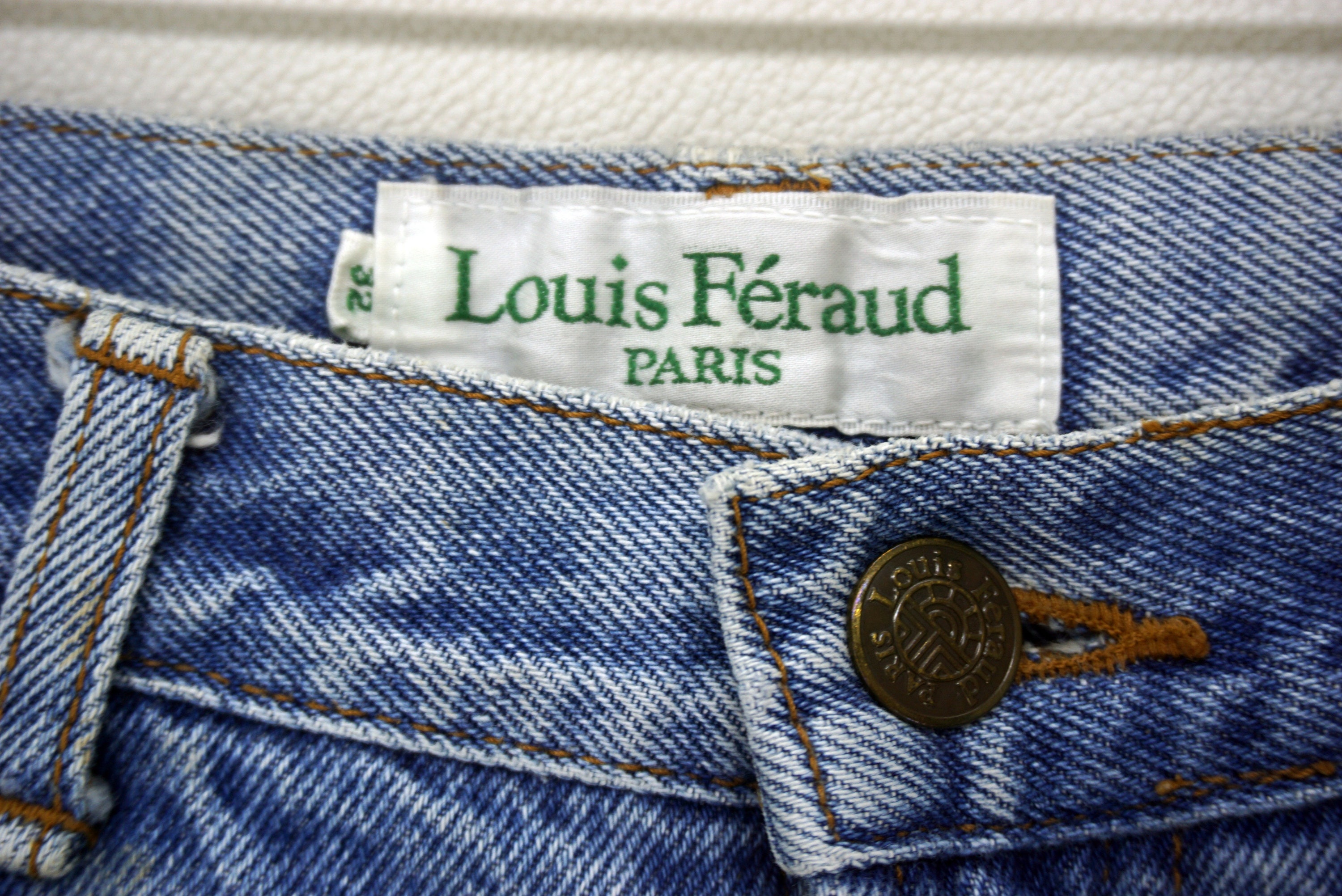 Size 22 Vintage Louis Feraud Distressed Jeans Classic Vintage 