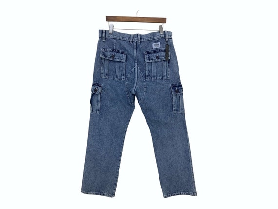 Wised Jeans Size W34xl31 Wised Cargo Denim Jeans Hip Hop