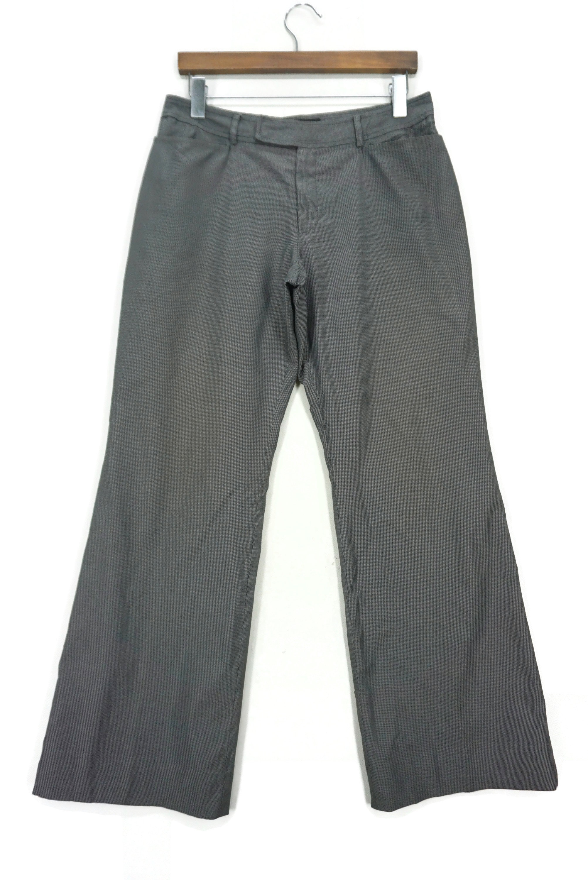 INDIVI Pants Size 42 W31xL30 INDIVI by Atsuro Tayama Bootcut Pants Atsuro Tayama Japanese Wide Leg Flare Pants Made in Japan