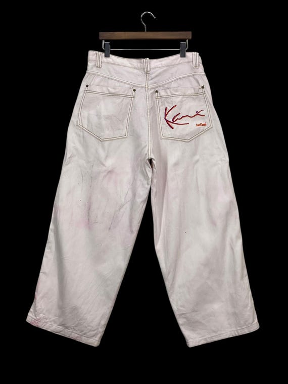Karl Kani ダメージデニムジーンズ 34 Karl Kani Jeans Size 34 W34xl29 Karl Kani Baggy Big Size