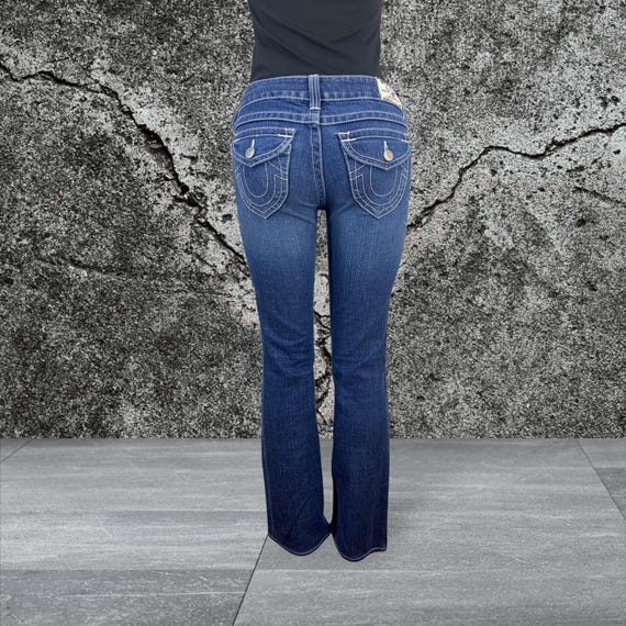 Vintage True Religion Becky Jeans, Bootcut Low Rise Denim (W27 L30