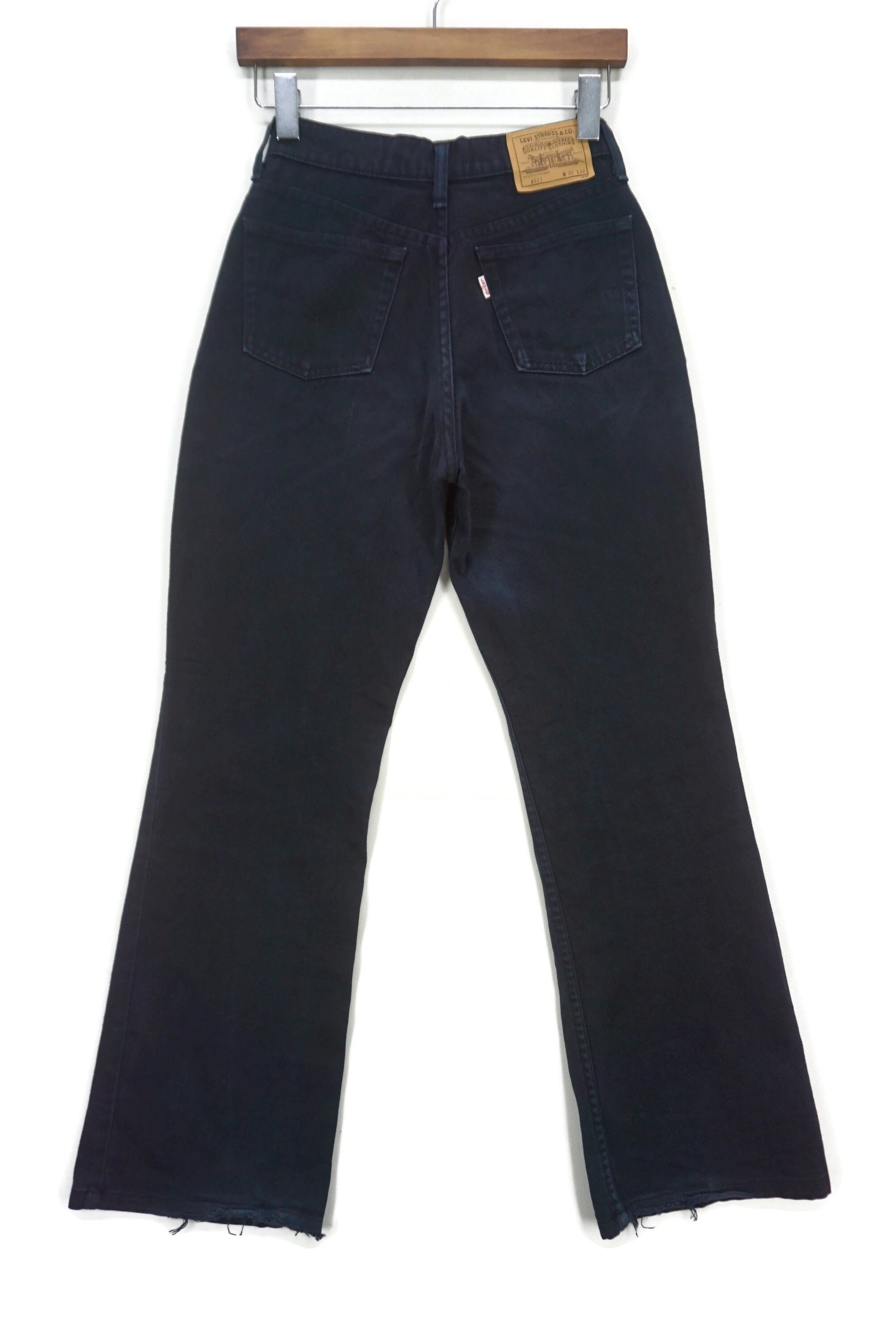 00s Levi's 517 flare black denim Y2K 日本製 00s Levi's 517 Black Denim Pants 黒 W32×L32 リーバイス Levis
