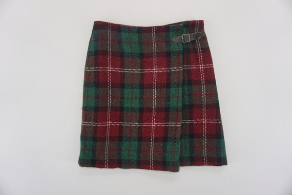 Harris Tweed Skirt Size 38 W28 Check Wool Skirt Mackintosh - Etsy