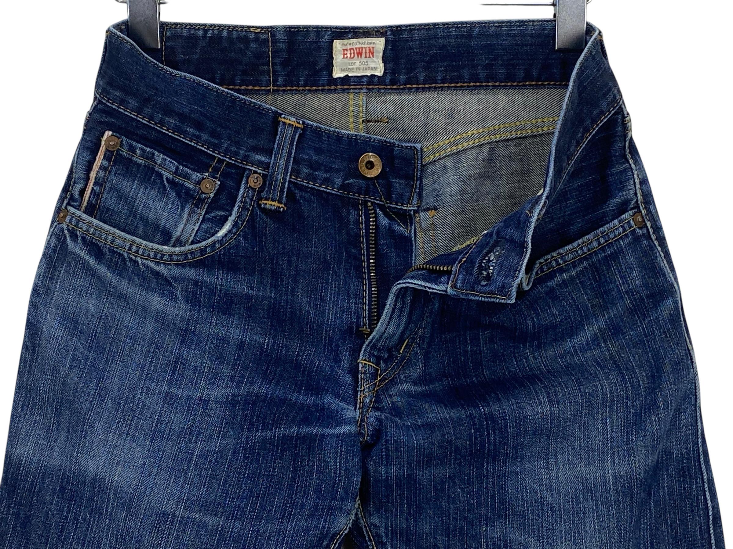 Edwin 505ZXX Selvedge Denim Jeans - Japan Made - W28 L30 - Etsy