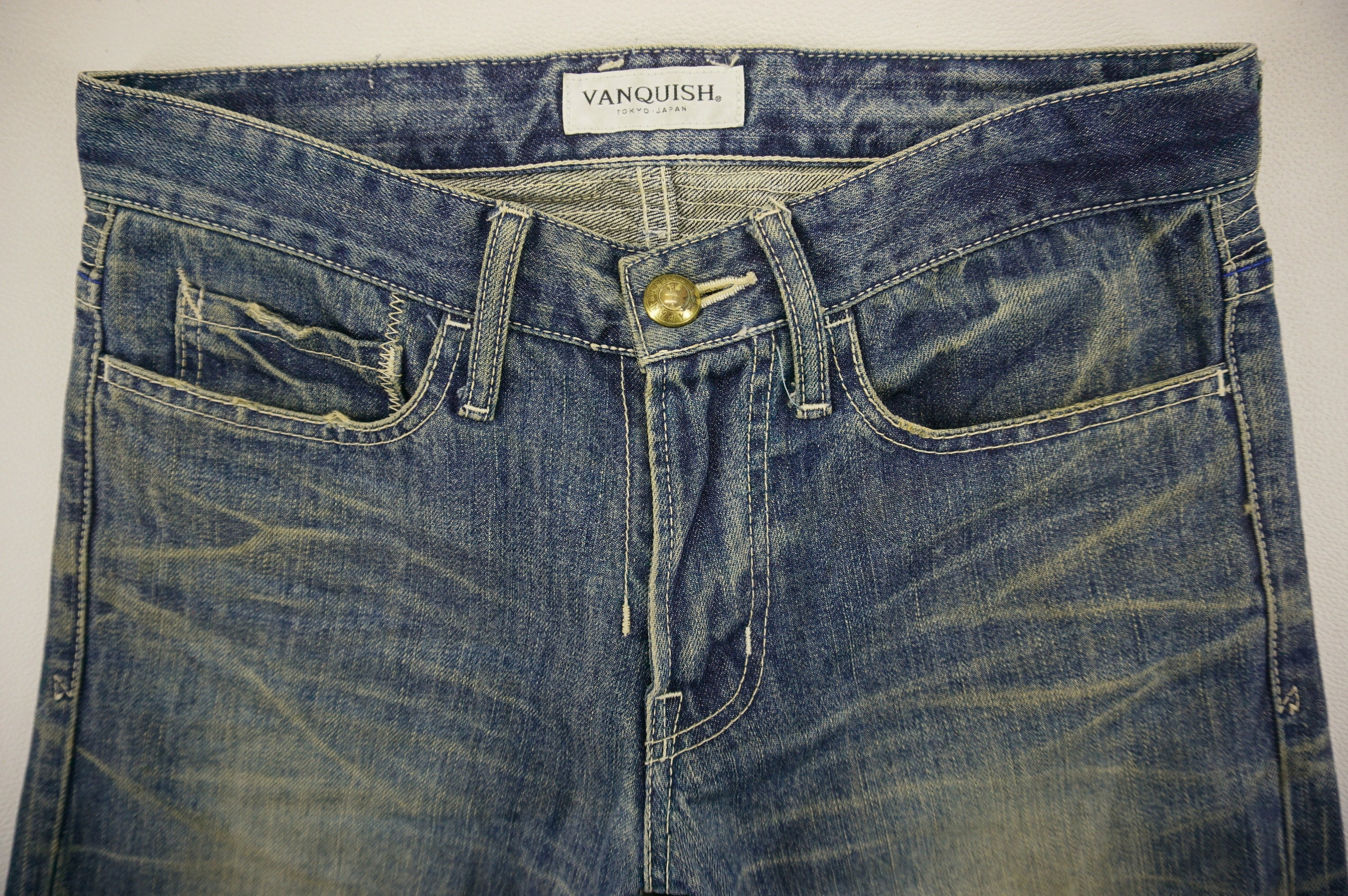 パンツ 00s archive VANQUISH skinny jeans Vanquish Jeans Size 28 W32xl34 Vanquish Denim Jeans Vanquish