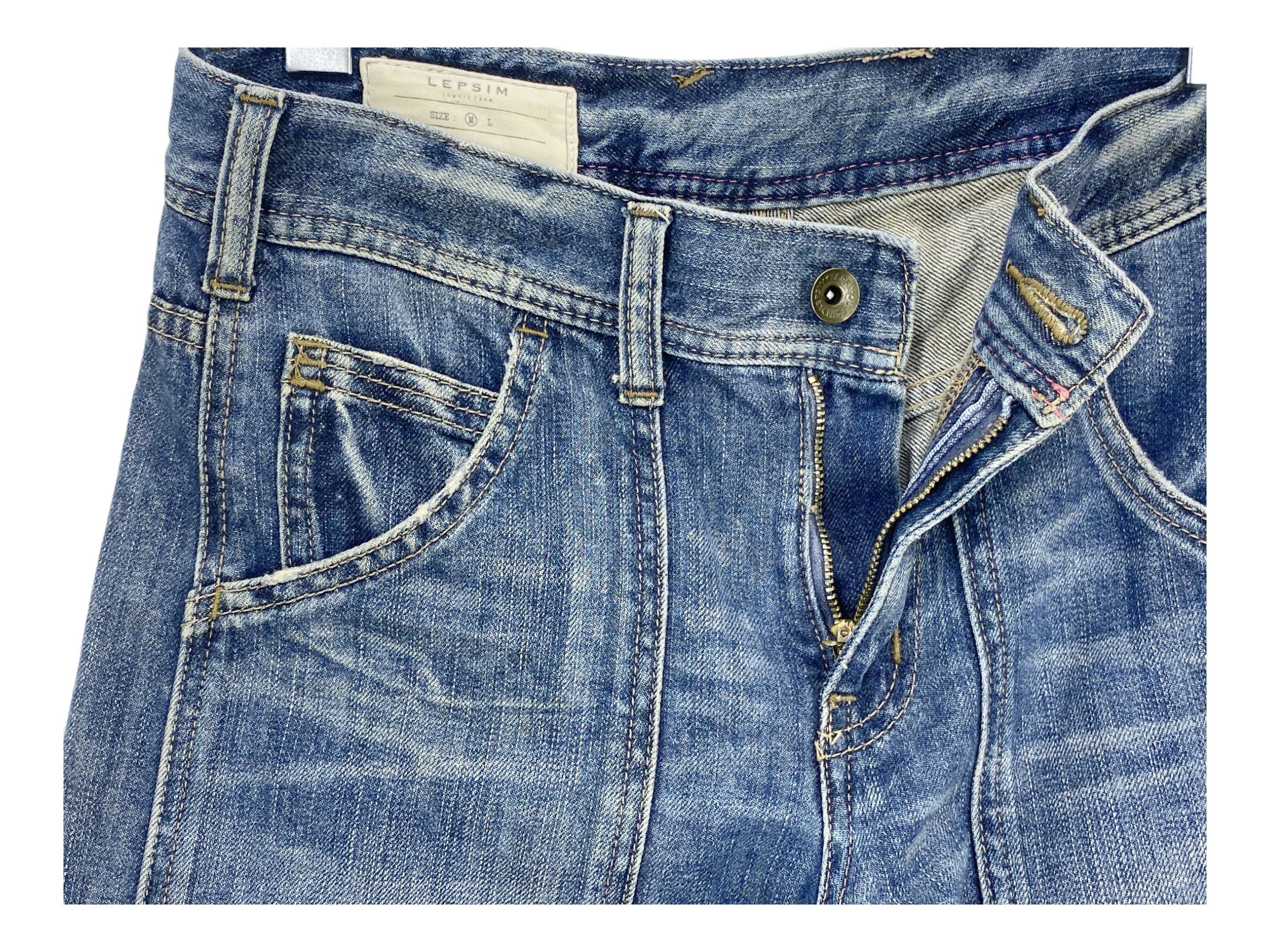 ★LESSERAFIM★関税込★s/e/o★KNEE LENGTH POCKET DENIM PANTS Frame Le Slim Palazzo Jeans | Saks Fifth Avenue