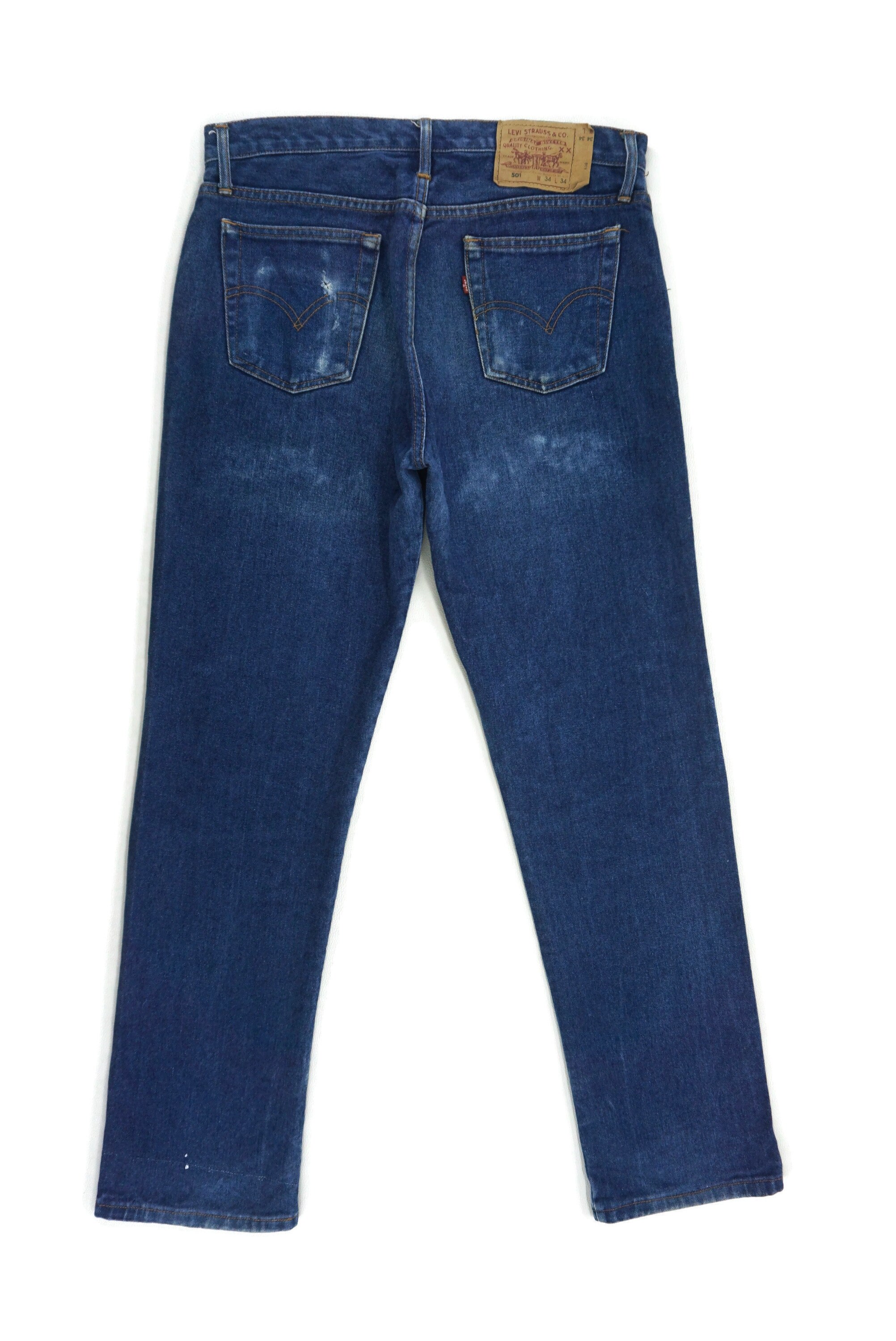Levis 501 Size 34 90s Straight Leg Jeans Made in USA - Etsy