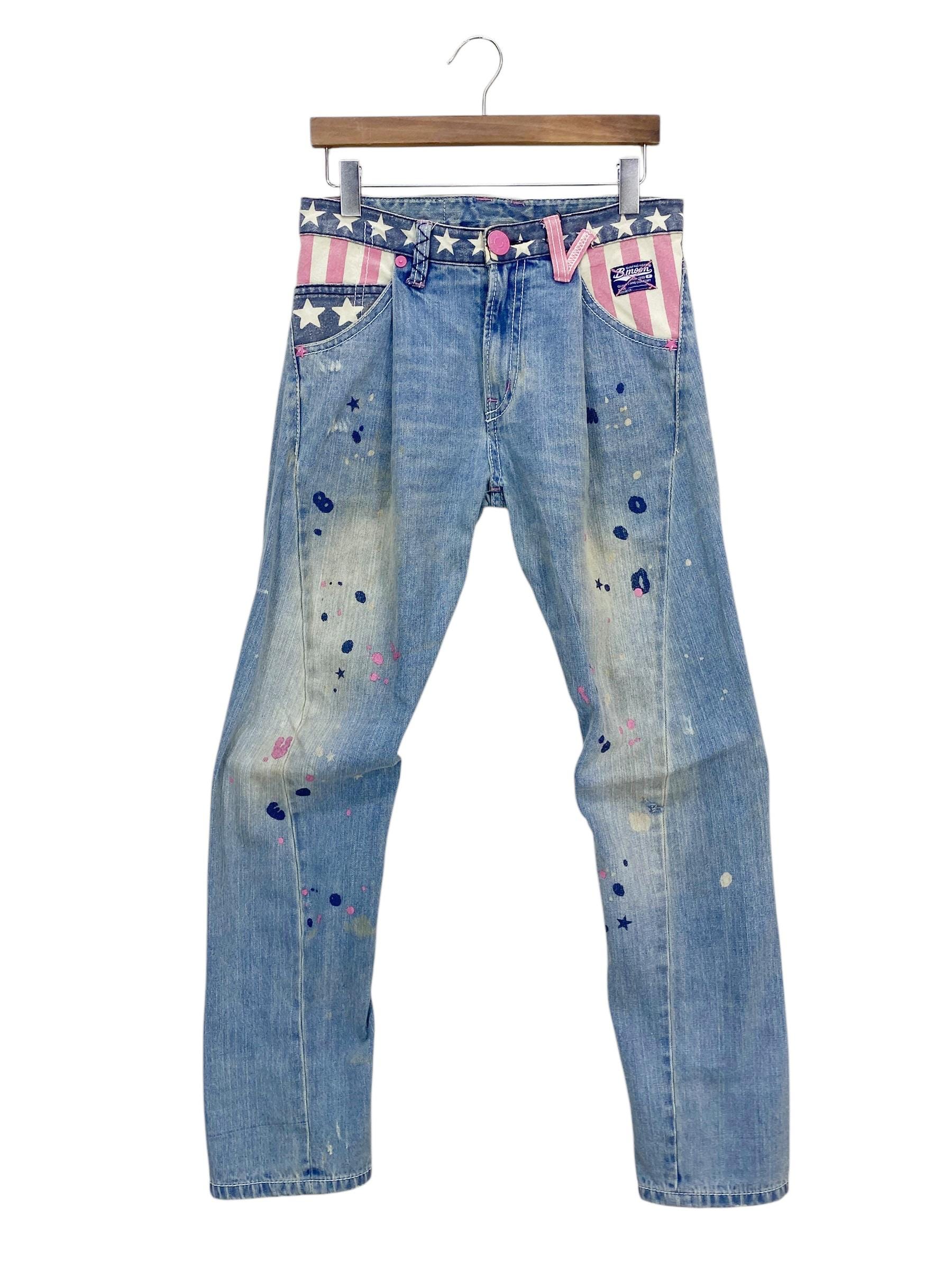 joy(プロフページ ティアブルー　ムーンライト Blue Moon Blue Japan Denim Jeans - Size 26 - Etsy